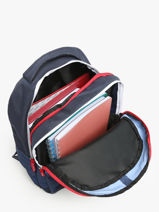 Rugzak 3 Compartimenten Federat. france football Blauw fff 24GX204B-vue-porte